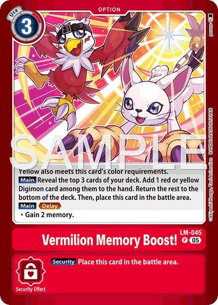 LM-045 Vermilion Memory Boost!